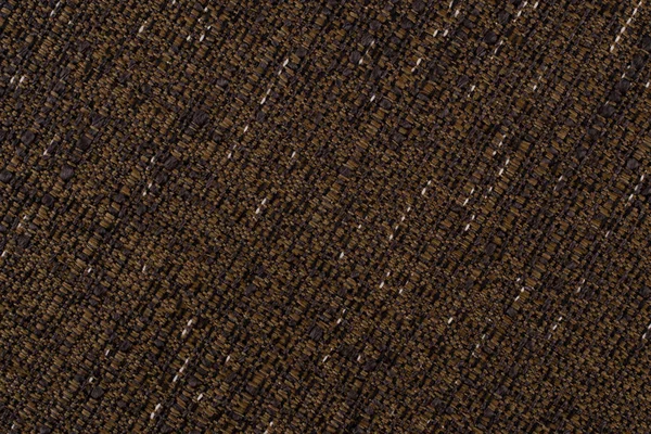 Close up of a woolen fabric of brown color. — Stock Photo, Image