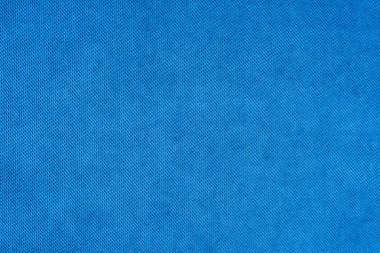 Bir tekstil malzemesinden mavi kumaş dokusu