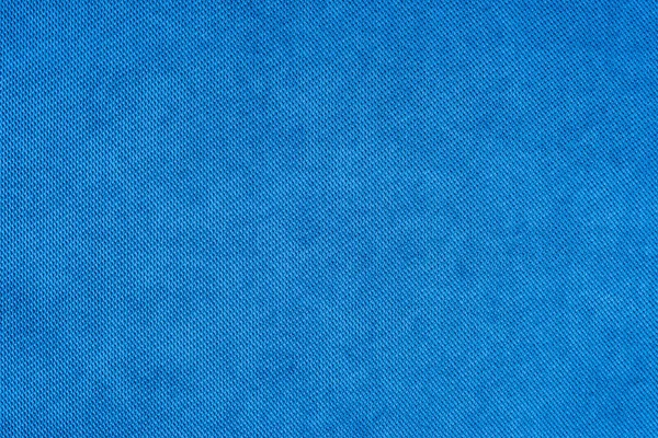 Синяя текстура ткани из текстильного материала — стоковое фото