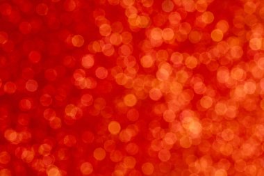 Soyut dairesel kırmızı ton renk bokeh arkaplanı. 