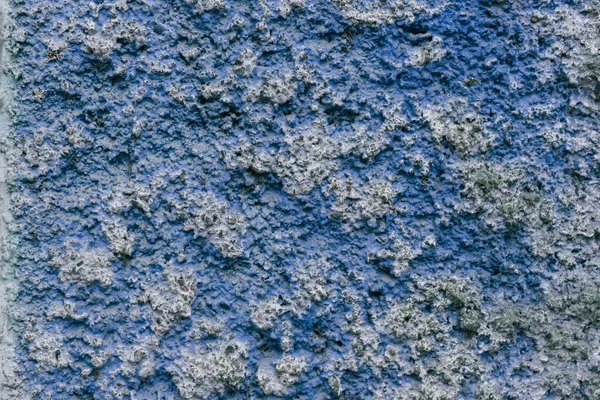 Alte blaue beschädigte Mauer. Farbe abstrakten Grunge-Hintergrund. — Stockfoto