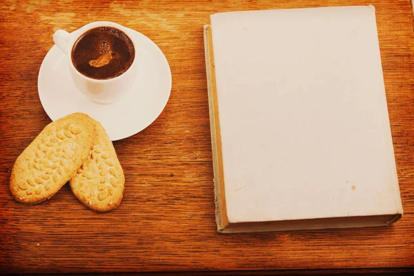 Tazza di caffè e fagioli — Foto Stock