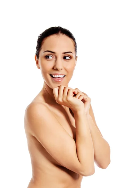 Bild på en frisk naken kvinna med perfekt kropp. — Stockfoto