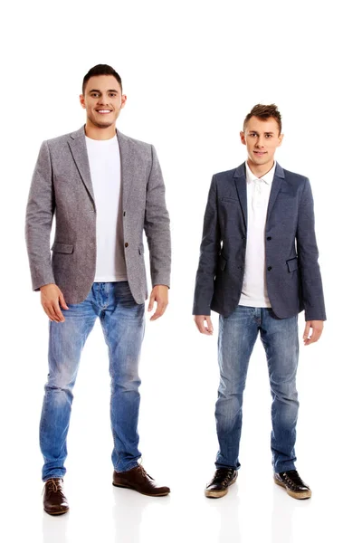 Two smile young business men — Stock Photo, Image