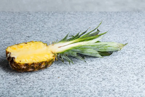 Fresh juicy pineapple on the table — Stock Photo, Image