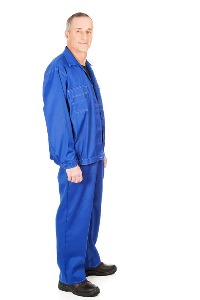 Mature worker in uniform — Stock Photo, Image