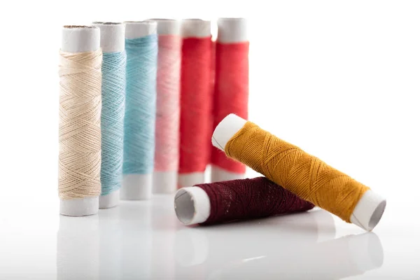 Sewing threads isolated on white background — Stock Photo, Image