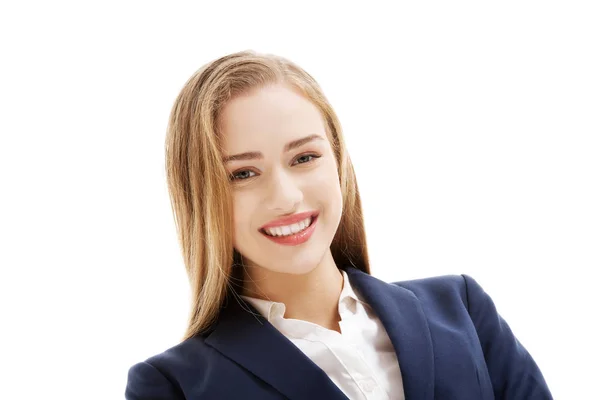 Szczęśliwa bizneswoman — Zdjęcie stockowe