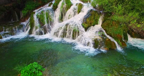 Vodopád v Plitvice - Chorvatsko — Stock fotografie