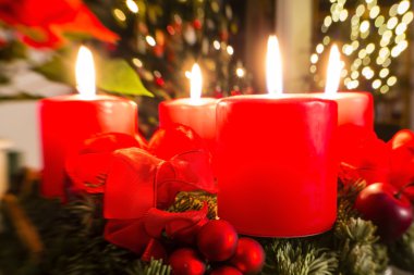 Advent çelenk için 4. Advent