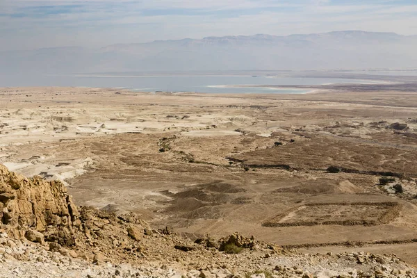 Blick von masada, israel — Stockfoto