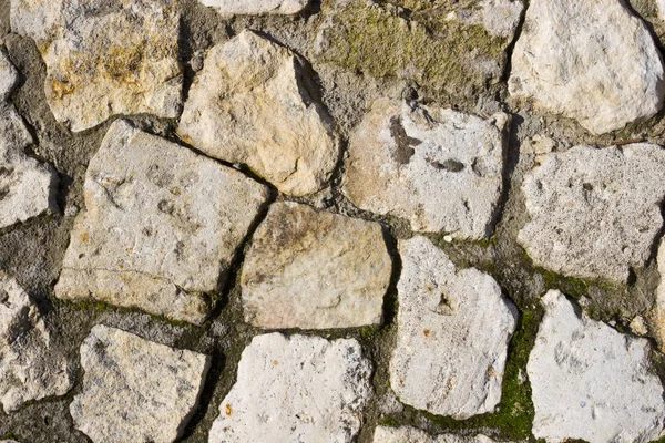 Stone gray wall closeup. Stone background. — Stock Photo, Image
