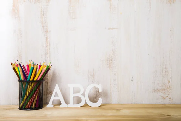 鉛筆と"Abc" — ストック写真