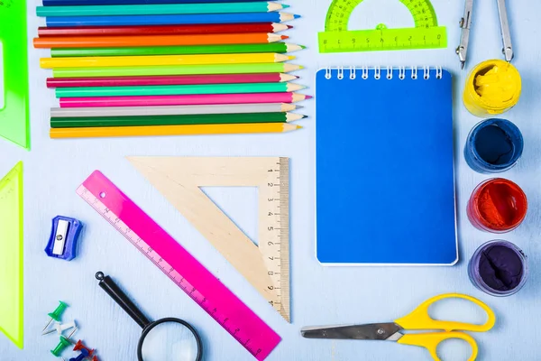 Artiklar för skolan — Stockfoto