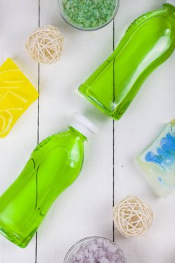 Spa uygulamaları ahşap tablo 