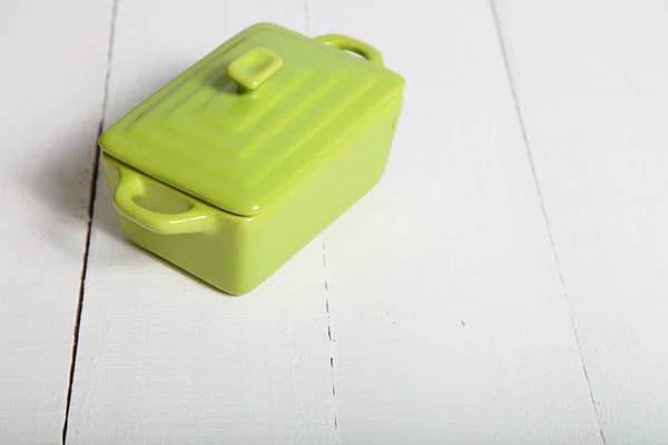 Baking dish with a lid — Stock Photo, Image