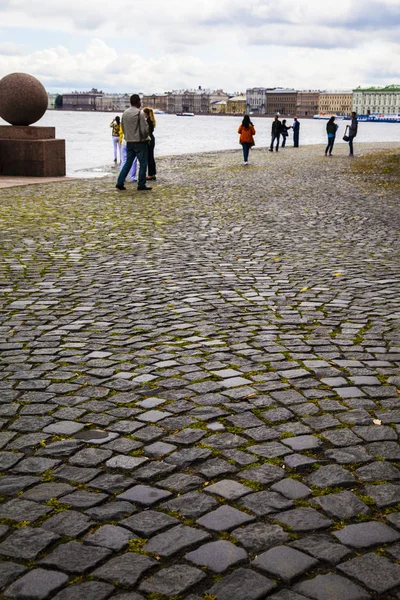 Násep šipky Vasilievsky Island. Petrohrad — Stock fotografie