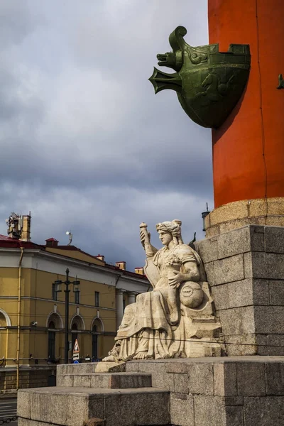 Rostral sütun. Saint Petersburg. — Stok fotoğraf