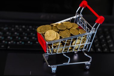 Bozuk paralarla alışveriş yapmak. 