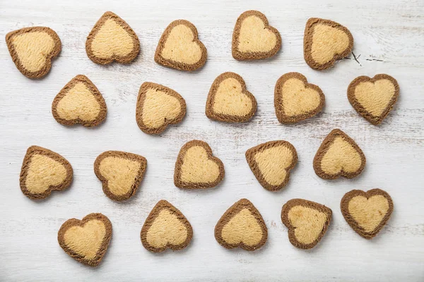Формі серця печиво для день Святого Валентина. — стокове фото