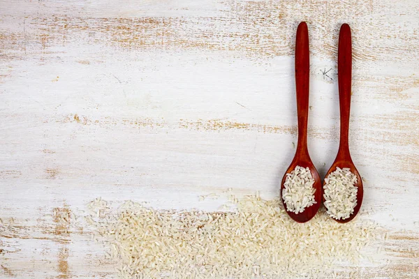 Arroz crudo al vapor de grano largo — Foto de Stock