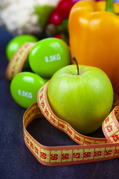 Næringsmidler til diett og melkeklokker – stockfoto