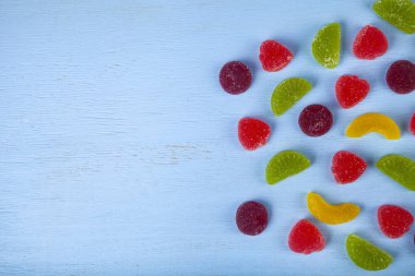 çok renkli marmelat