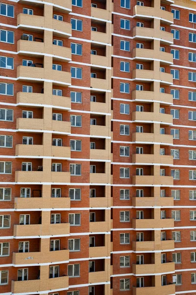 Недобудований Багатоповерховий Житловий Будинок Крупним Планом Міська Нерухомість — стокове фото