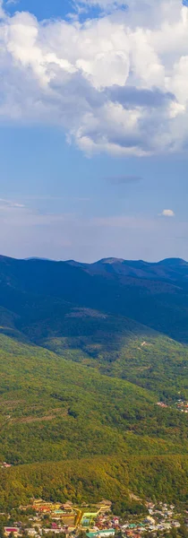 Прекрасний Вид Гірські Вершини Літній День Кавказькі Гори — стокове фото