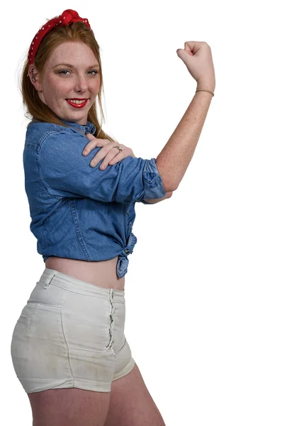 Rosie riveter — Stockfoto