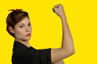 Rosie the Riveter clipart