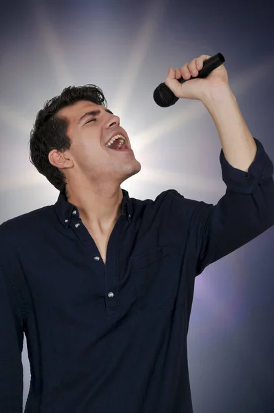 Man concert Singer — Stockfoto