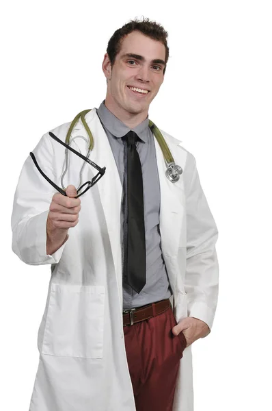 Unga manliga läkare — Stockfoto