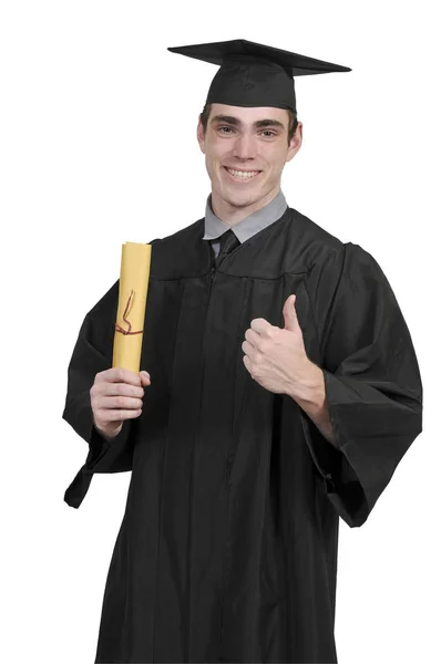 Bonito homem Graduado — Fotografia de Stock