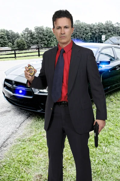 Man Police Detective — Stock Photo, Image