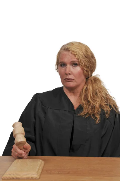 Woman Court Judge — Stock Photo, Image