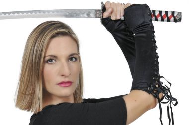 Kadın samuray kılıç