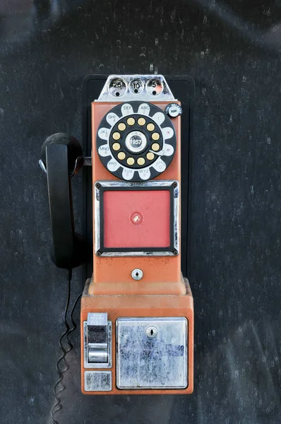 Vintage Ankesörlü telefon — Stok fotoğraf