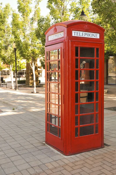 Cabină telefonică vintage — Fotografie, imagine de stoc