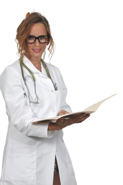 아름 다운 여자 외과 의사 — 스톡 사진