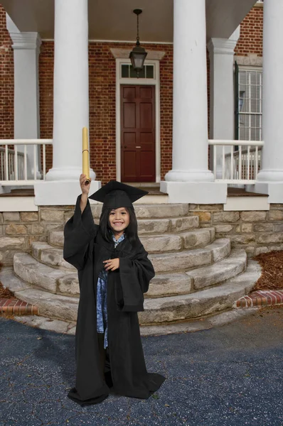 Menina Graduada — Fotografia de Stock