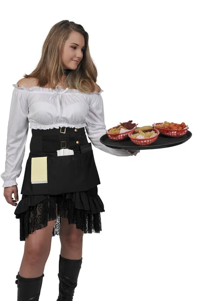 Server wanita atau pelayan — Stok Foto