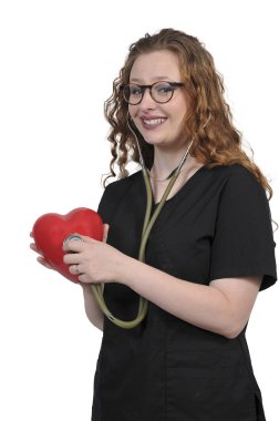 güzel bir kadın kalp doktoru