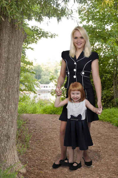 Madre e sua figlia — Foto Stock