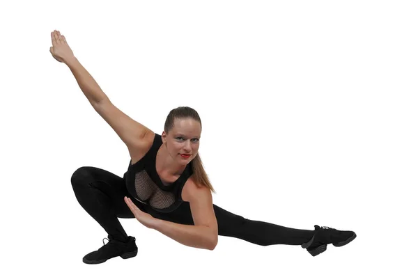 Mujer haciendo yoga — Foto de Stock