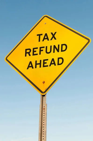 Tax Refund Ahead — Stock Photo, Image