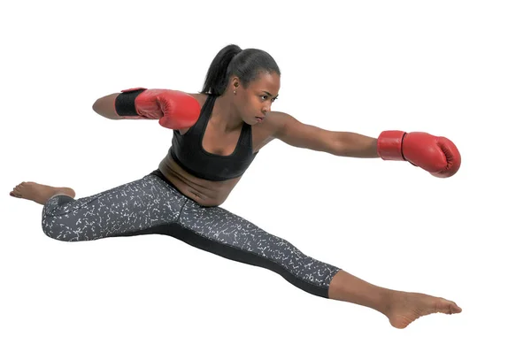 Boxer femme noire — Photo