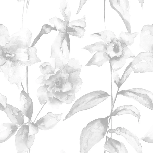 Floral ταπετσαρία άνευ ραφής — Φωτογραφία Αρχείου
