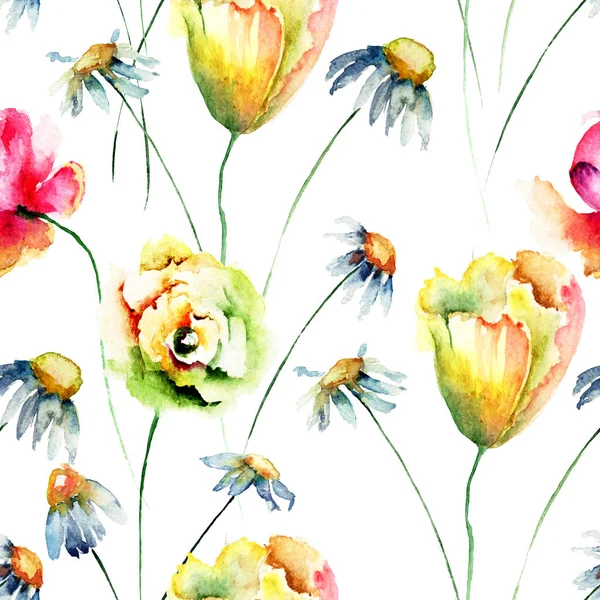 Floral seamless pattern — Stock Photo, Image