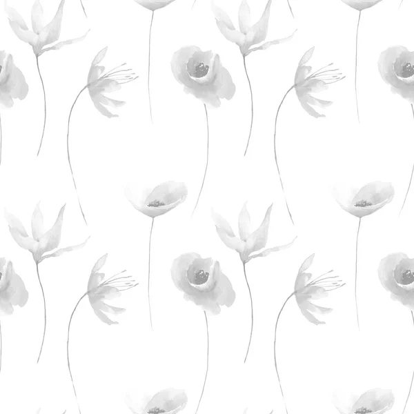 Seamless pattern with romantic flowers — Stock Photo, Image